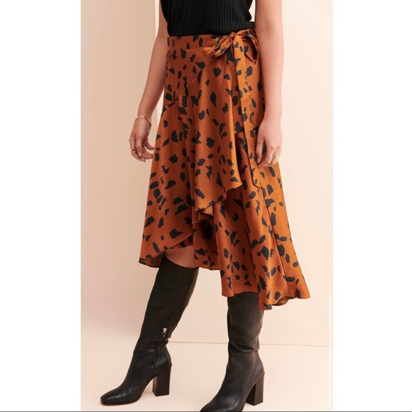 Cooper St Wrap Skirt Wild Cat Print - Picture 8 of 10